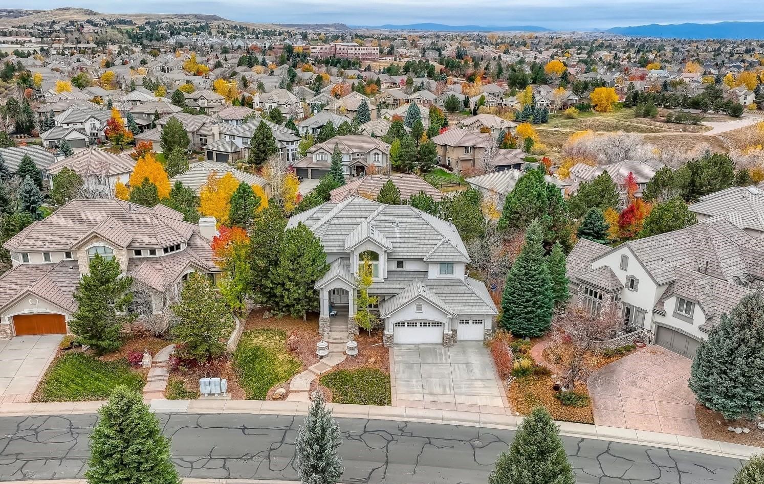 Denver Metro Suburbs in the fall